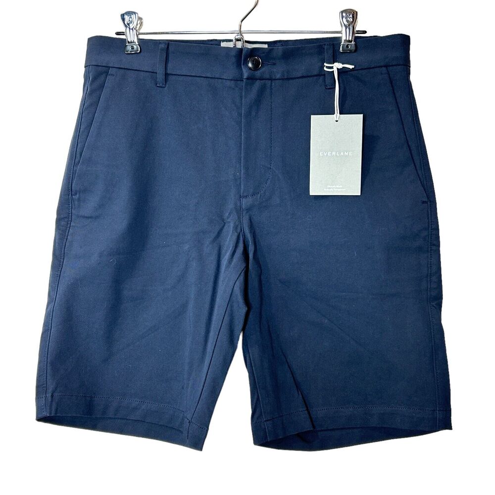 New Everlane The Slim Fit 9" Performance Chino Navy Blue Men's 31 NWT